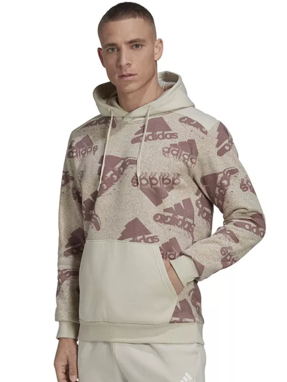 Adidas Essentials Brand Love Fleece Hoodie